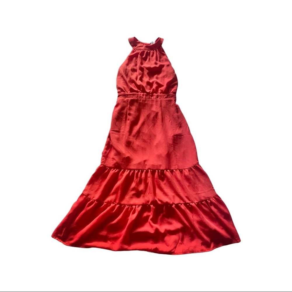NWT Orange midi dress